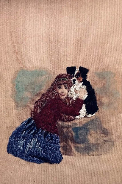 Elizabeth Knight, Jules (detail), 2025. Courtesy of PDX Contemporary Art