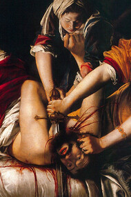 Artemisia Gentileschi - Giuditta decapita Oloferne - olio su tela, 1620, Uffizi Firenze