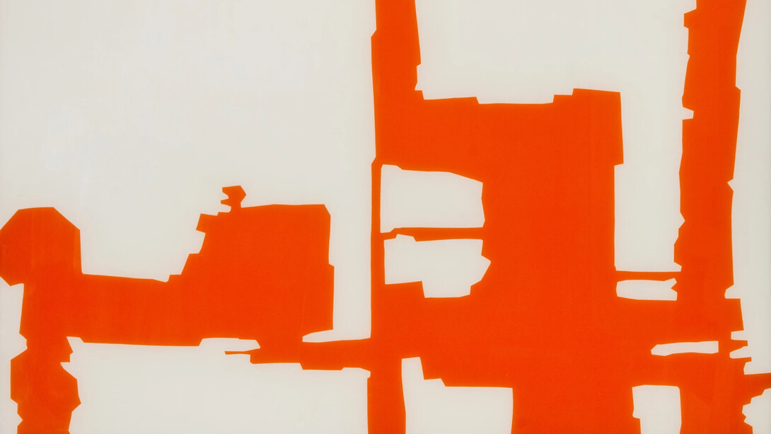 Julio Rondo, Los Feliz M.G. (orange) (detail), 2002. Courtesy of Jaeger Art