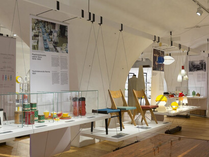 Introduction to Estonian design, exhibition view. Courtesy of Estonian Museum of
Applied Art and Design