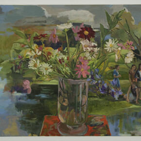 Vera Iliatova, Rosesudden, 2015, oil on canvas, 26 x 30 inches