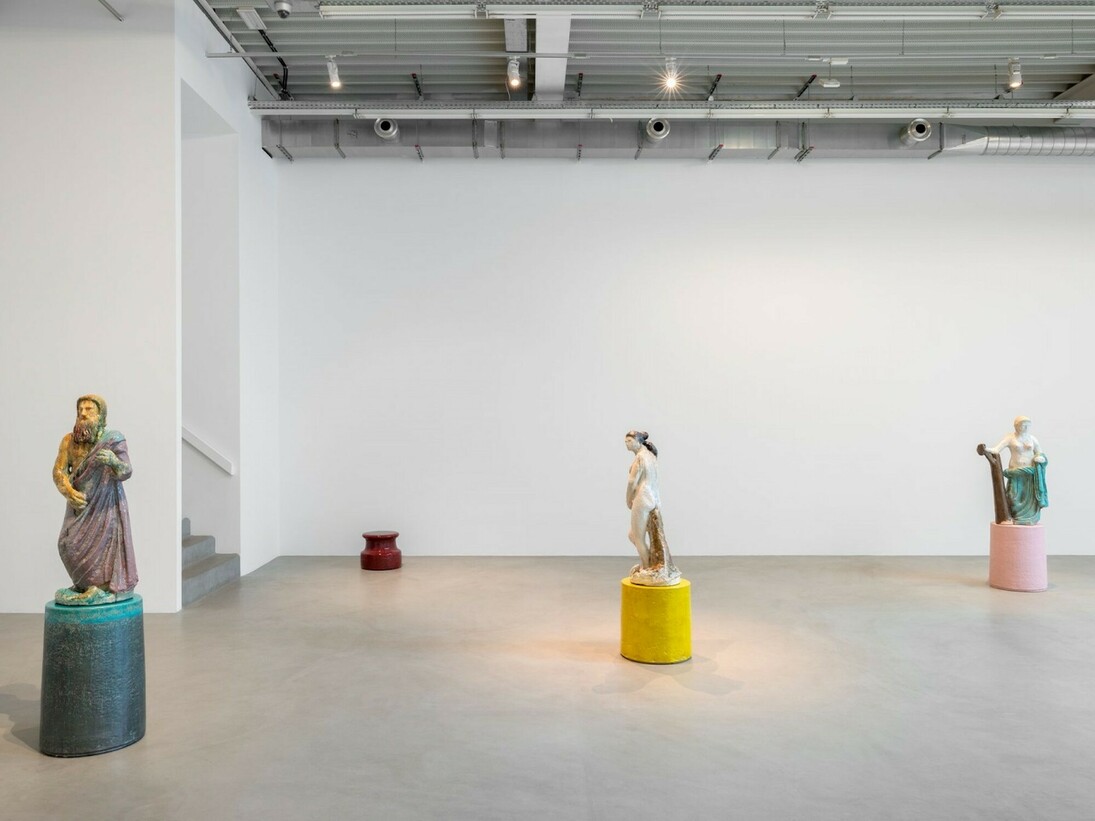 Johan Creten, Exhibition view. Courtesy of Almine Rech Gallery