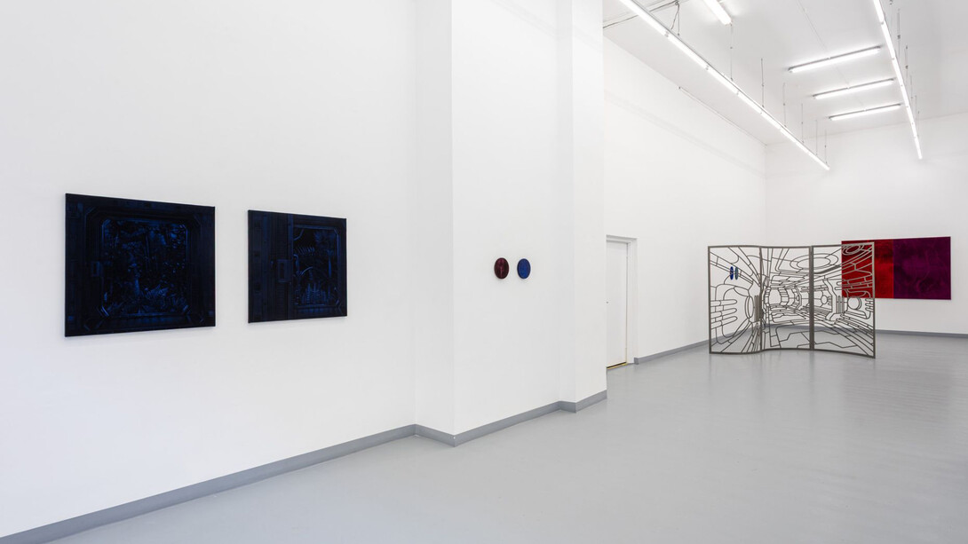 Rita Süveges, Eight minutes until sunlight arrives, exhibition view. Courtesy of acb Gallery
