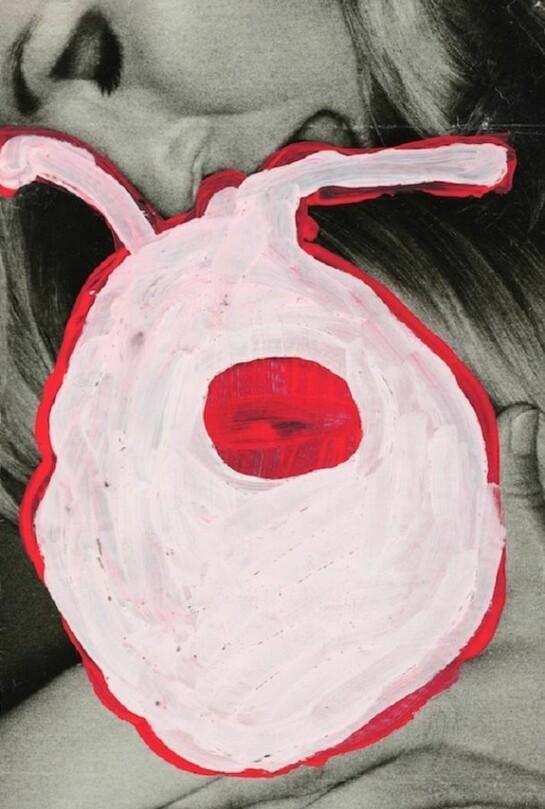 Beverly Semmes, Bomb, 2011, Paint/paper, 10 1/2 x 5 3/4 in. Sheet, 18 3/4 x 14 3/8 in. Framed
