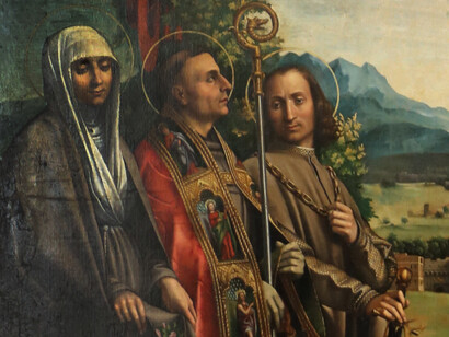 Paolo Morando detto il Cavazzola, Pala delle Virtù, particolare