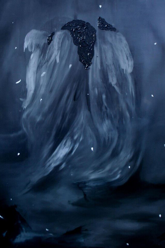 Alan Stefanato, Dark Dream, 2015, olio su tela, 100 x 120 cm