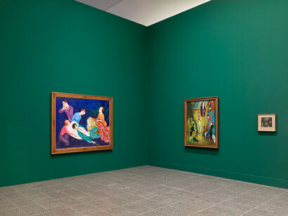 Verschiedene künstler, Queere moderne. 1900 bis 1950, ausstellungsansicht. Mit freundlicher genehmigung der Kunstsammlung 