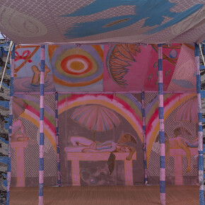 Francesco Clemente, Anima nomade, vista della mostra. Per gentile concessione del Palazzo delle Esposizioni