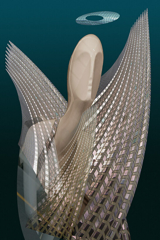 Franco Donaggio, 2006, Urbis – angelo di città       ©Franco Donaggio               
