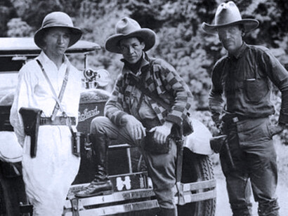 Augusto César Sandino al frente de la resistencia nicaragüense contra el ejército de ocupación estadounidense