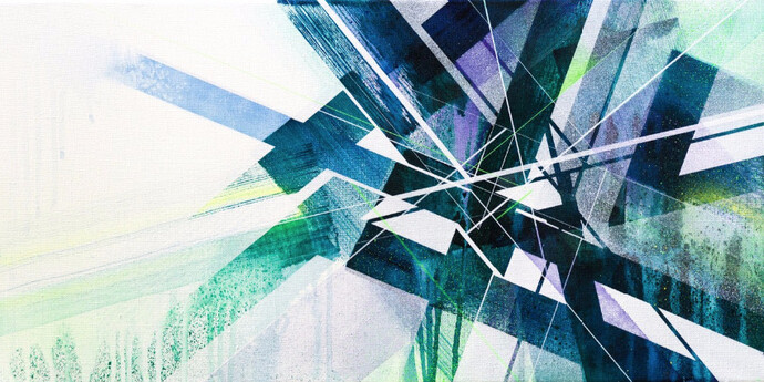 Nawer: Accidental Diversion. Courtesy of Mirus Gallery 