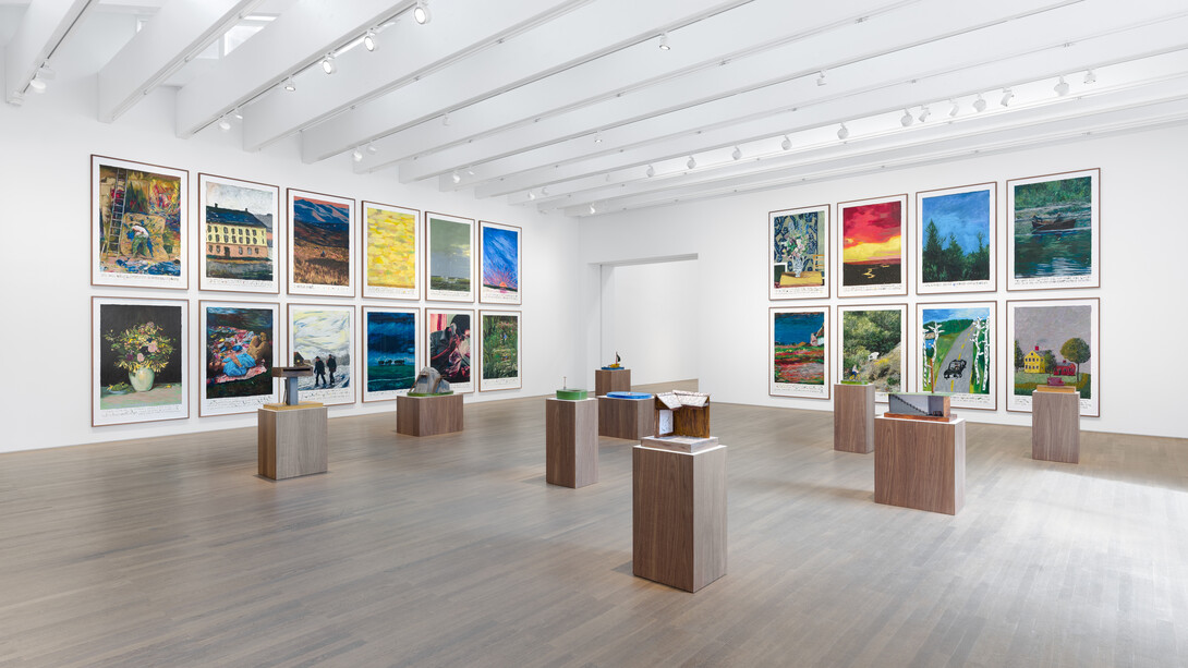 Rinus Van de Velde, exhibition view. Courtesy of Tim Van Laere Gallery