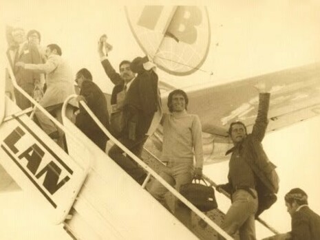 Exiliados chilenos en 1973