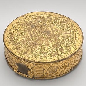 Seal Box (Skippet) with the Arms of Charles the Bold
ca. 1473–77
South Netherlandish