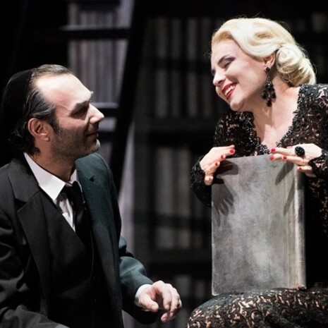 Nikolaï Schukoff (Eléazar) y Sabina Puértolas (Princesse Eudoxie)