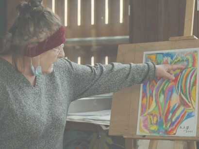 Key-frame di una scena del film Sur l'Adamant di Nicolas Philibert