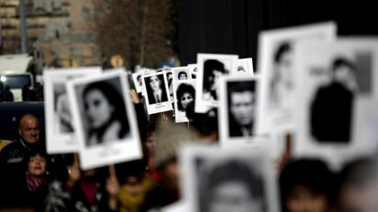 Demonstrations by the relatives of the Desaparecidos
