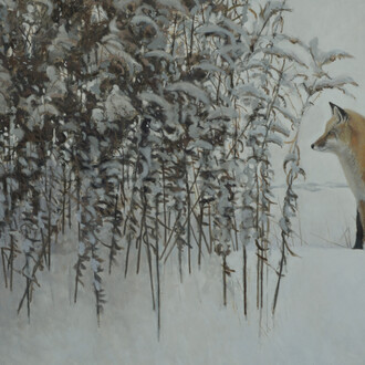 Ron Kingswood, He knows (detail), 2026. Courtesy of LewAllen Galleries