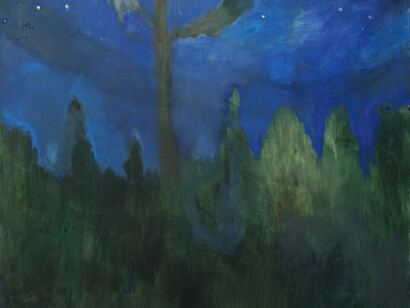 Suzy Murphy, A shout of stars, oil on canvas, 150 cm x 180 cm