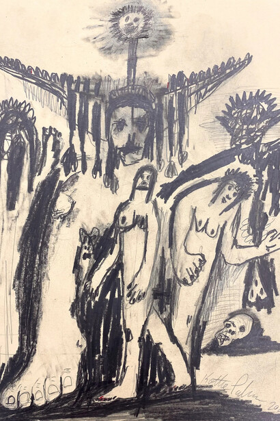 Kottie Paloma, A savage kind of grace. Per gentile concessione di Andrea Festa Fine Art
