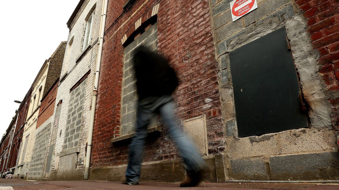 Inmueble vacío en el municipio francés de Roubaix