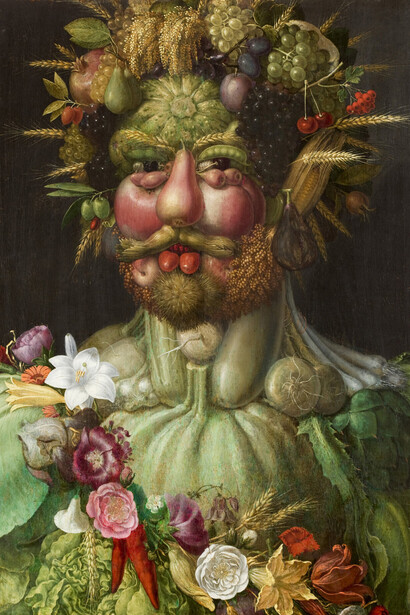 Giuseppe Arcimboldo, Rodolphe II en Vertumne. Avec l'aimable autorisation du Musée du Louvre