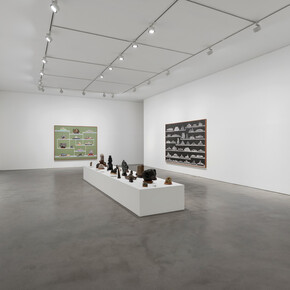 Gala Porras-Kim, Conditions for holding a natural form, exhibition view. Courtesy of Kukje Gallery