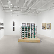 Li Jiaqing and Zai Pengfei, Driving in the void, exhibition view. Courtesy of Vanguard Gallery