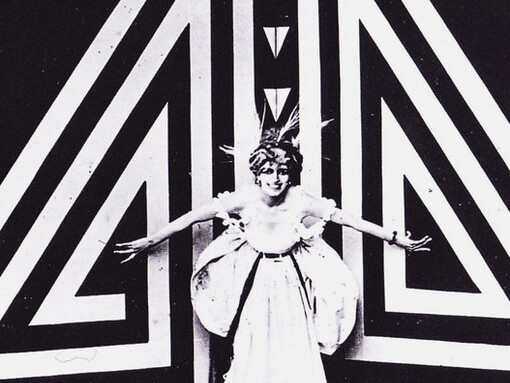 Una scena del film 'Thaïs', 1917, di Anton Giulio Bragaglia