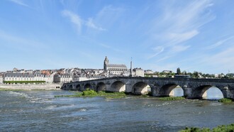 Veduta del Ponte Juaques Gabriel, Blois. La Loira ha una grande importanza culturale e storica in Francia, spesso associata al "giardino di Francia" per i suoi paesaggi lussureggianti e le sue antiche città come Tours, Orléans e Blois. Inoltre, il tratto tra Sully-sur-Loire e Chalonnes è stato dichiarato Patrimonio dell'Umanità dall'UNESCO per la sua bellezza e rilevanza storica