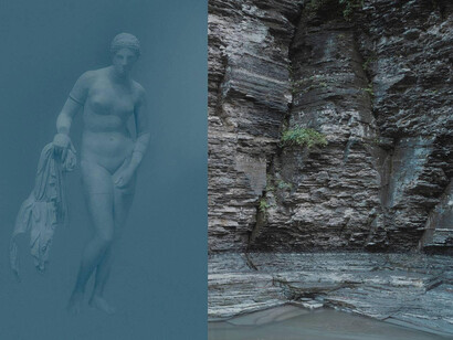 Christine Elfman, A Series of Fractures, 2015, Venus: anthotype, 40 x 28 inches (102 x 71 cm)
Gorge: Inkjet print, 40 x 30 inches (102 x 76 cm), Courtesy of the Artist and Gallery Wendi Norris, San Francisco. 