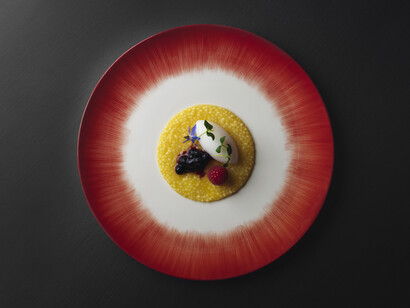 Chenot Detox, tapioca&orange pudding