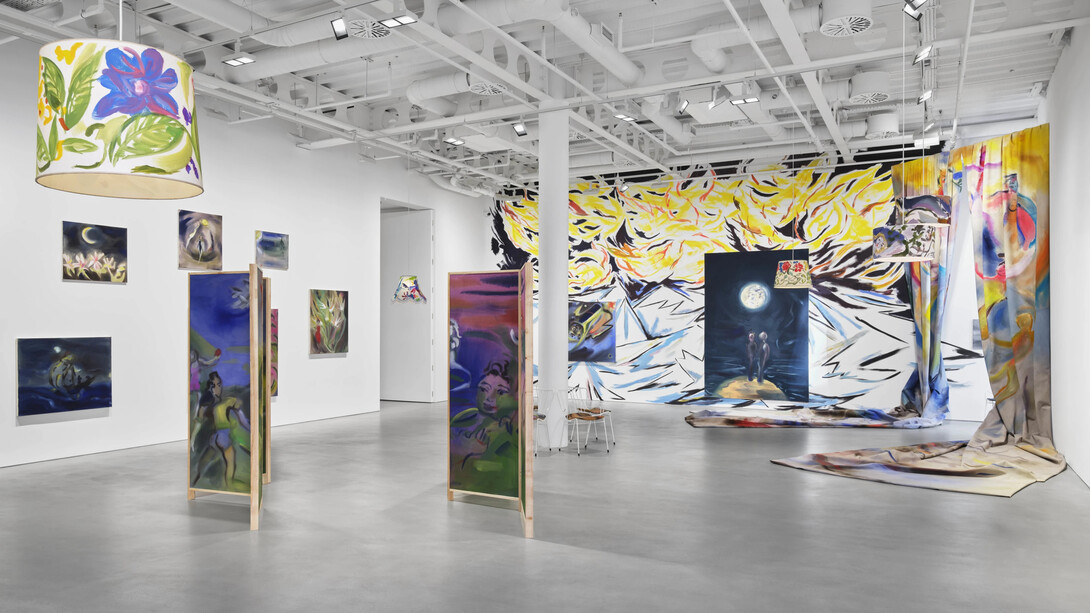 Sophie von Hellermann, Moonage, exhibition view. Courtesy of Pilar Corrias Gallery