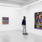 Simphiwe Ndzube, Around midnight, exhibition view. Courtesy of Stevenson