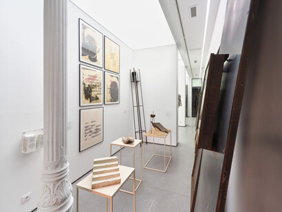 Ensamblajes sensibles. El abismo de lo real en la obra de Ángeles Marco, vista de exhibición. Cortesía de 1 Mira Madrid