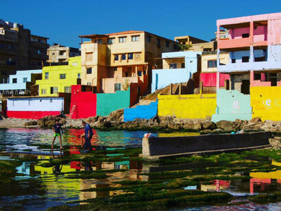 Ouzai, small harbour