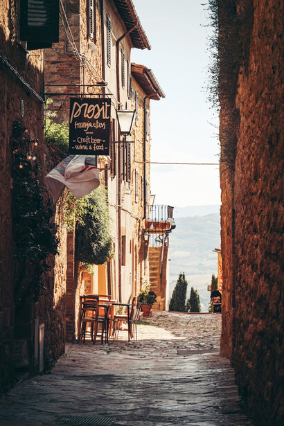 The picturesque town of Pienza, nestled in the heart of the Province of Siena, Italy