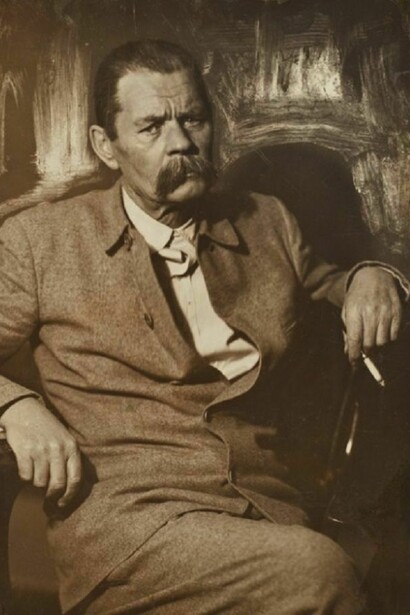 Maxim Gorki, ca. 1930, vintage print, 54,5 x 45 cm ©
