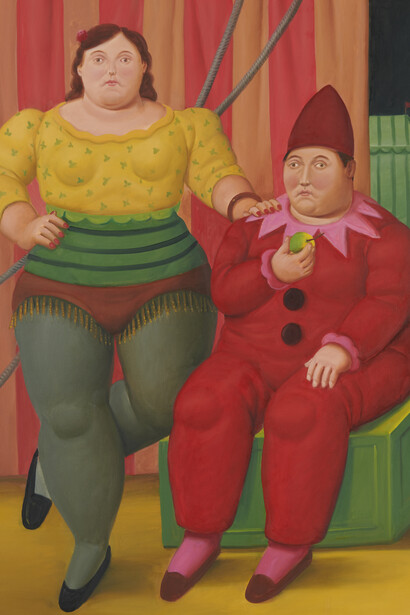 Fernando Botero, Circus people, 2008. Courtesy of Opera Gallery