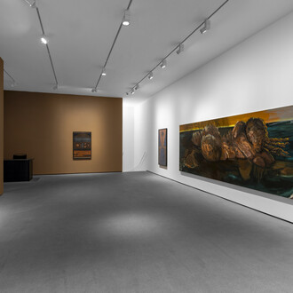 Various artists, Present and In focus: selected works by Virginia Chihota, exhibition view. Courtesy of Tiwani Contemporary