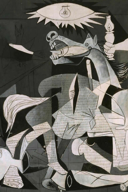 Picasso, Guernica, particolare