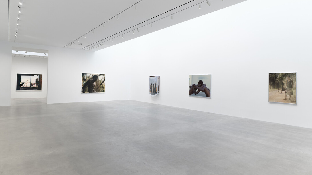 Tyler Mitchell, Ghost images, exhibition view. Courtesy of Gagosian Gallery