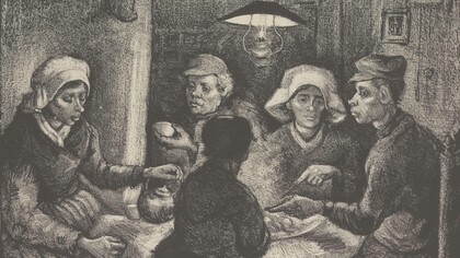 "The Potato Eaters", Vincent Van Gogh (1885)