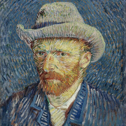 Autorretrato, obra de Vincent Van Gogh