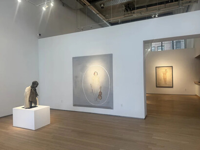 Nicolas Africano, Themes and variations, exhibition view. Courtesy of Nancy Hoffman Gallery