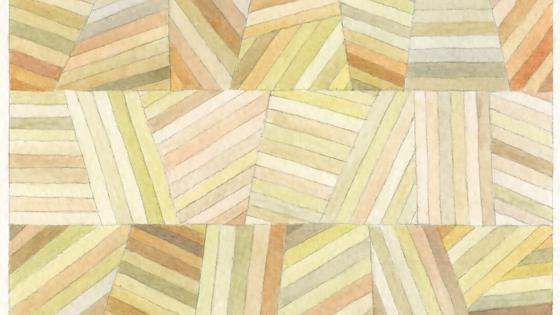 STRATA,  watercolour 16 x 12cm, Mark Weighton, 2023