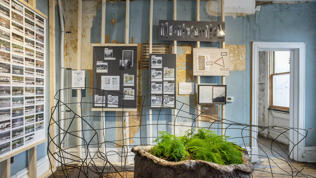 Luke Stettner, State of the sky, exhibition view. Courtesy of Mattress Factory