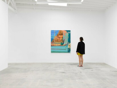 Fabian Treiber, I take the whole damn place with me, exhibition view. Courtesy of Anat Ebgi 