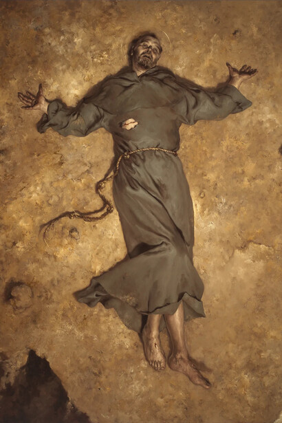Giovanni Gasparro, San Francesco d’Assisi riceve le stimmate. Per gentile concessione del Complesso Monumentale della Pilotta