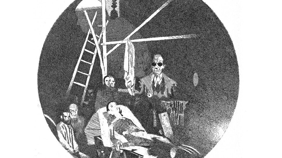 Gianfranco Ferroni, Deposizione, 1968, acquaforte su rame, 31,4 x 33,6 cm (donato alla Galleria degli Uffizi)